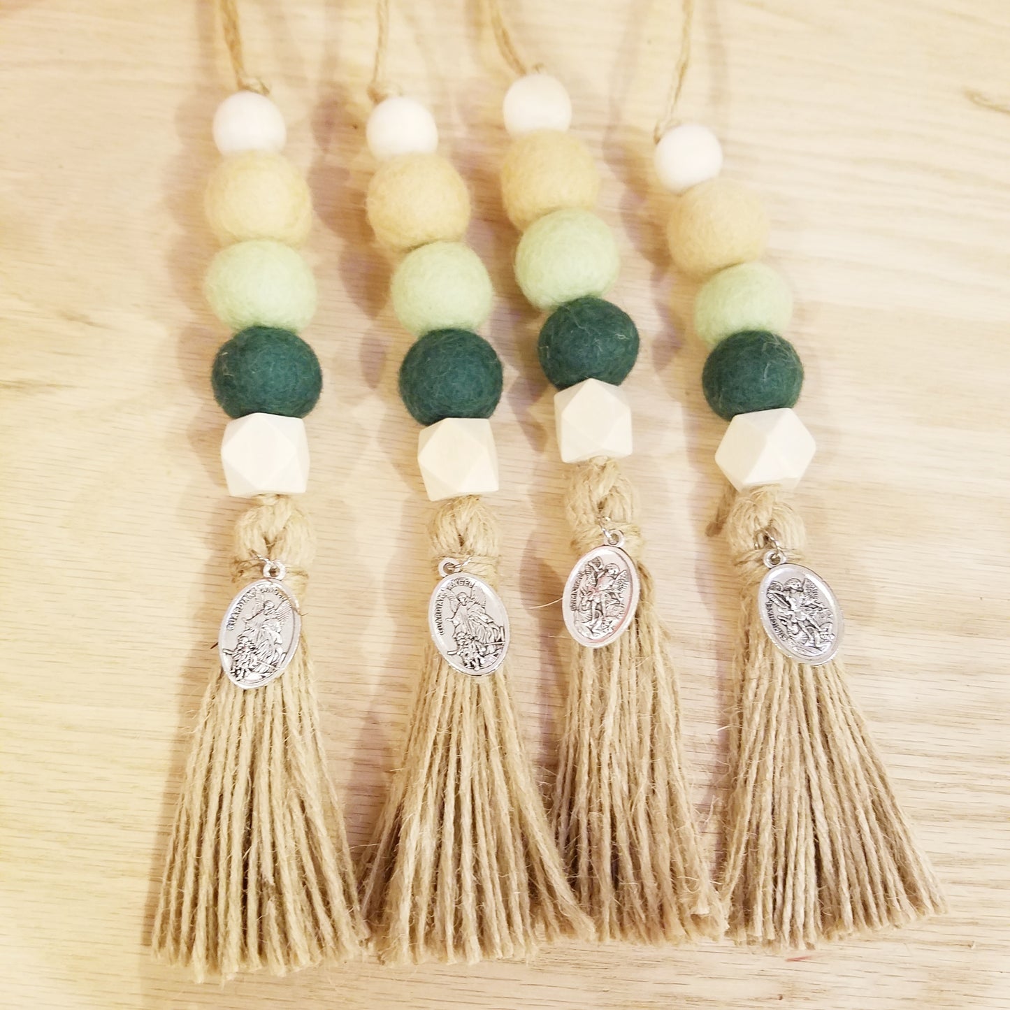 Reusable Essential Oil Diffuser &Guardian Angel/St. Michael Ornament