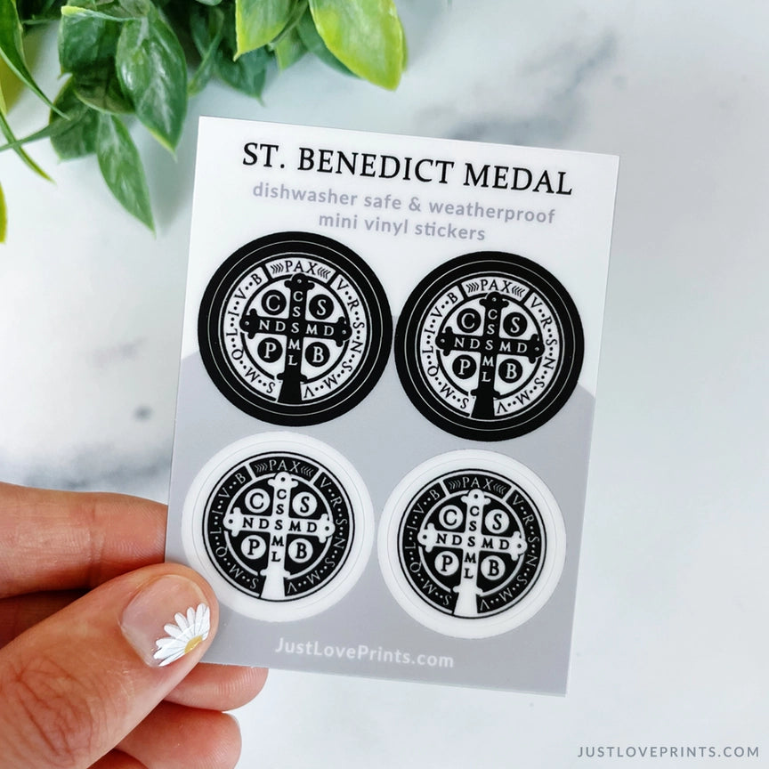 Mini St. Benedict Stickers – Catholic Collections