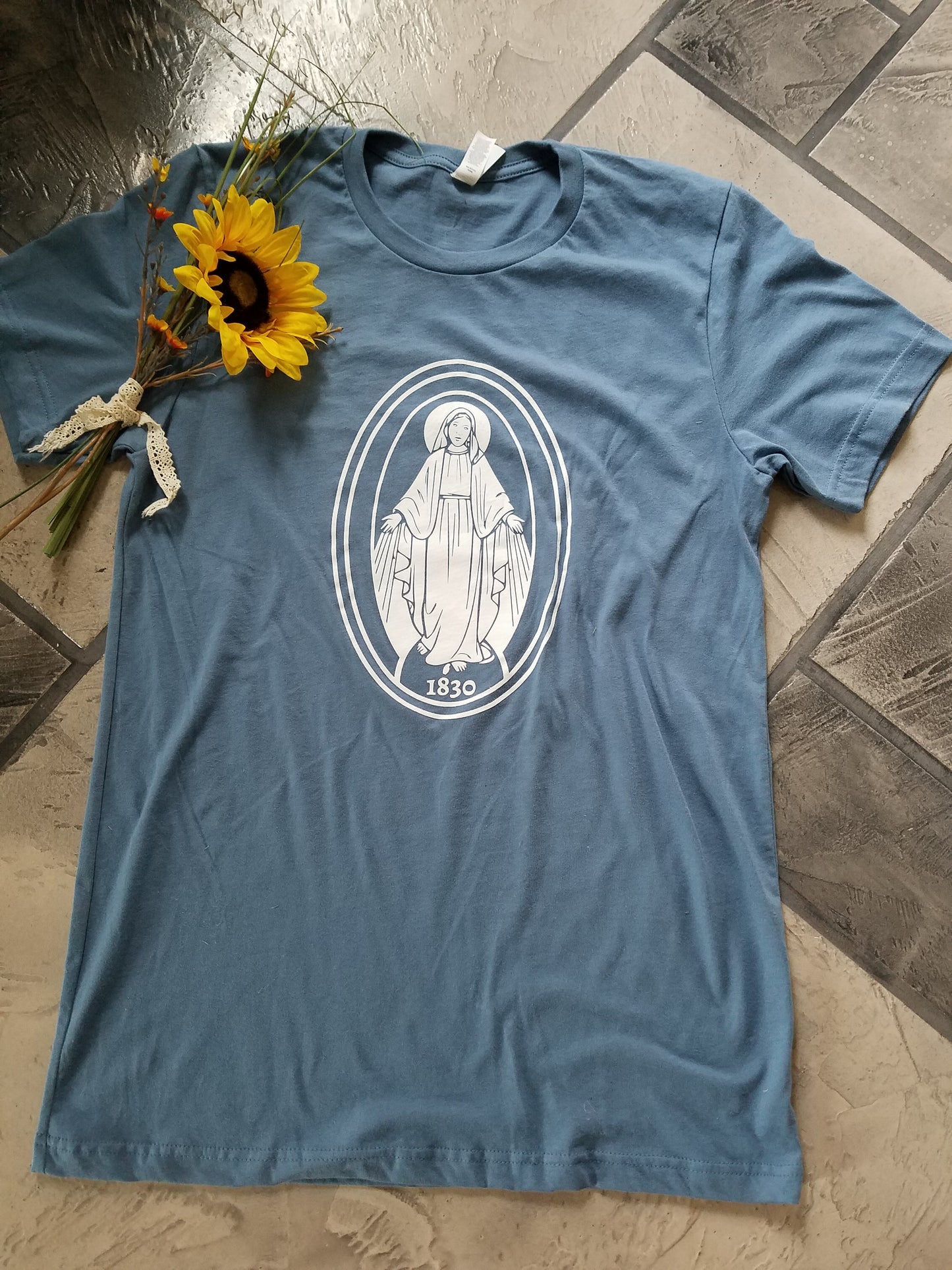 SALE!!!!!-Adult T Shirt - "Miraculous Medal"