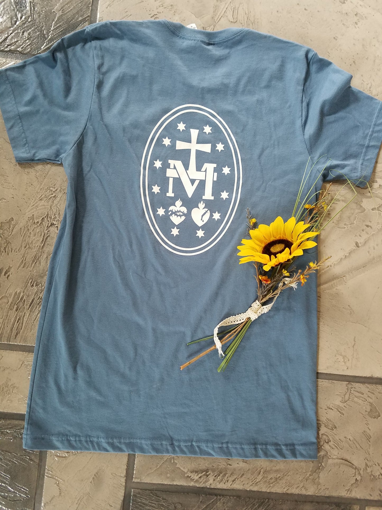 SALE!!!!!-Adult T Shirt - "Miraculous Medal"